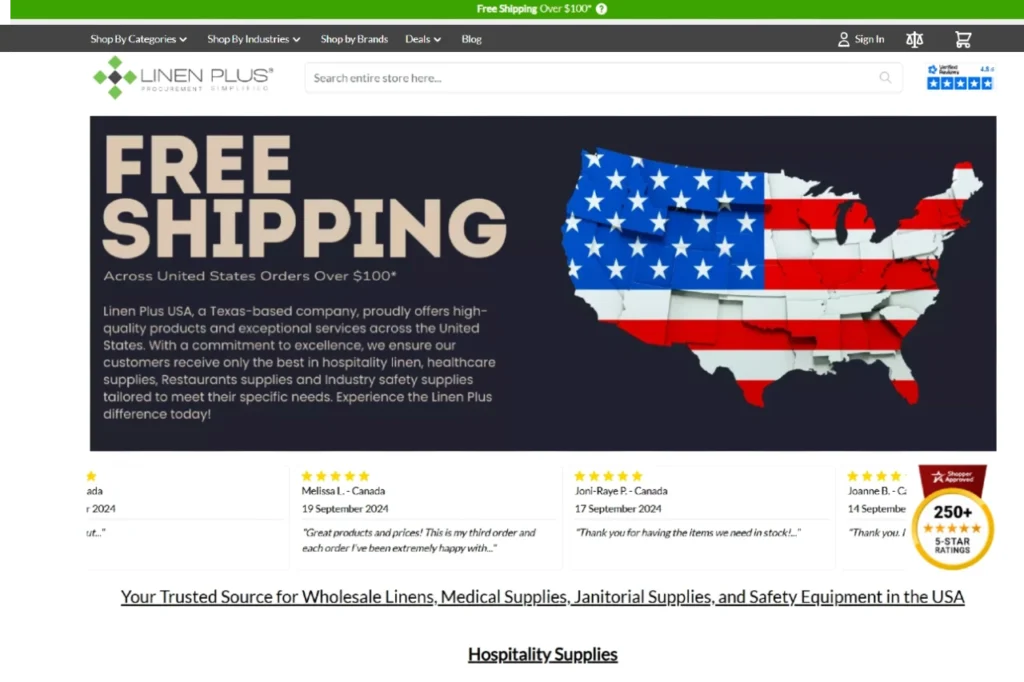 Linen Plus _Marketing by Thrusture