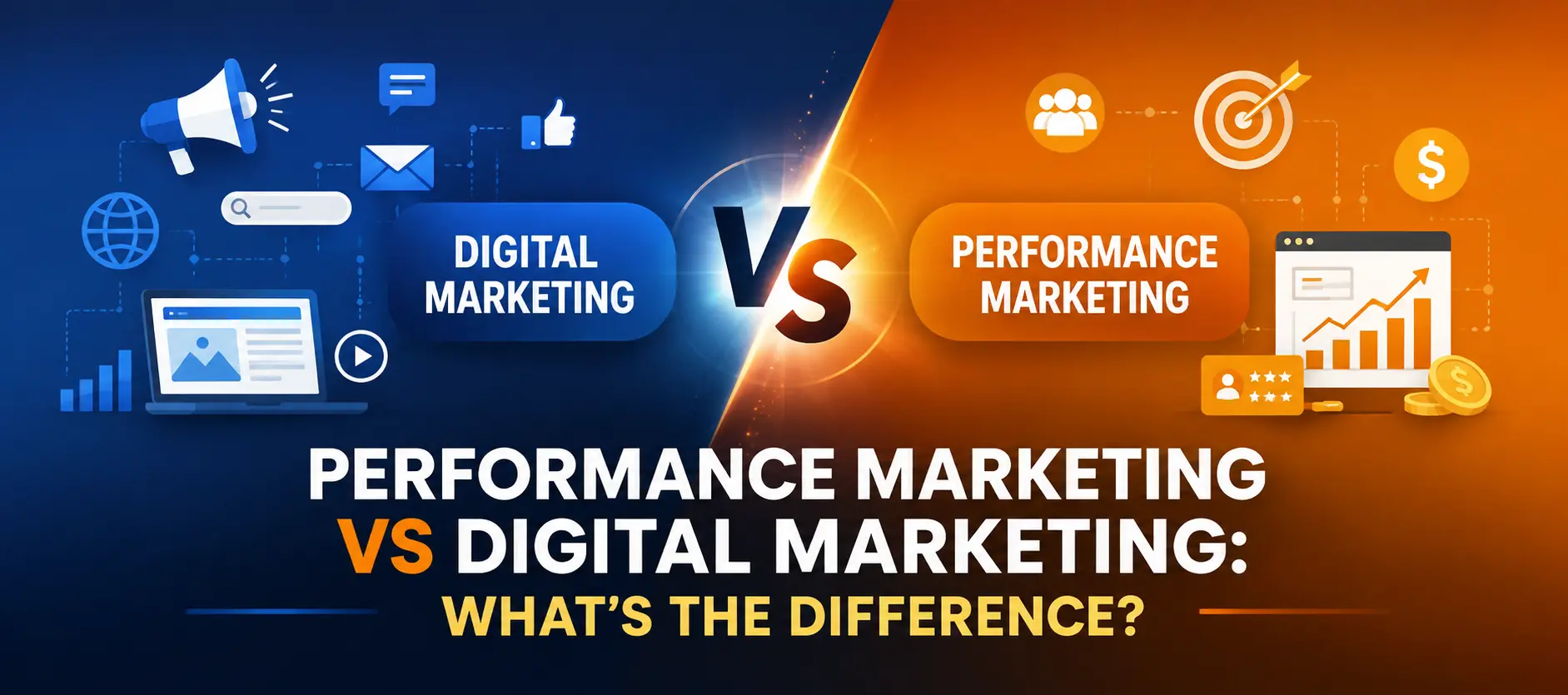 PERFORMANCE MARKETING VS DIGITAL MARKETING